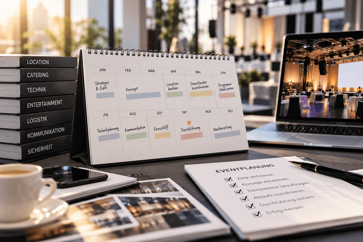 Eventplanung im Jahreskalender